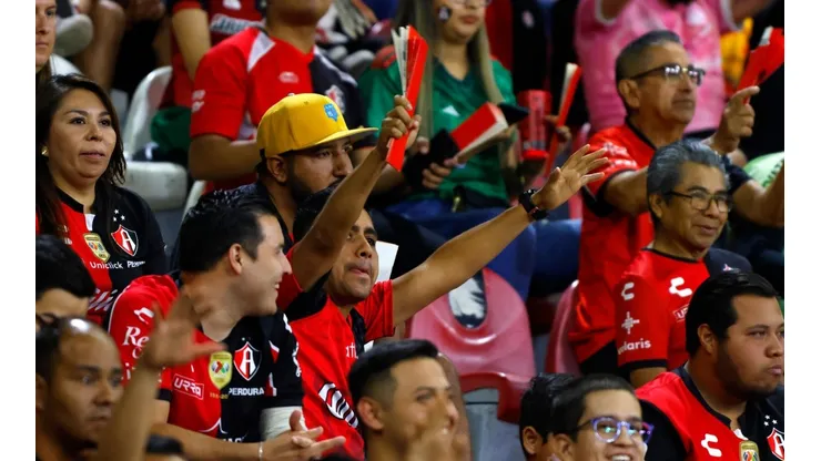 Afición del Atlas durante el partido de Concachampions.