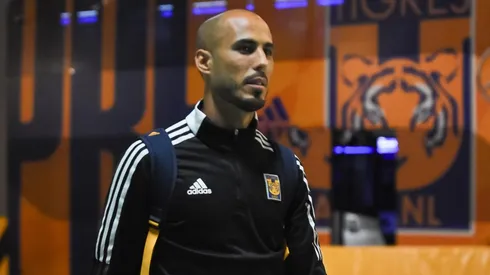 Guido Pizarro previo a un partido de Tigres en la Liga MX.