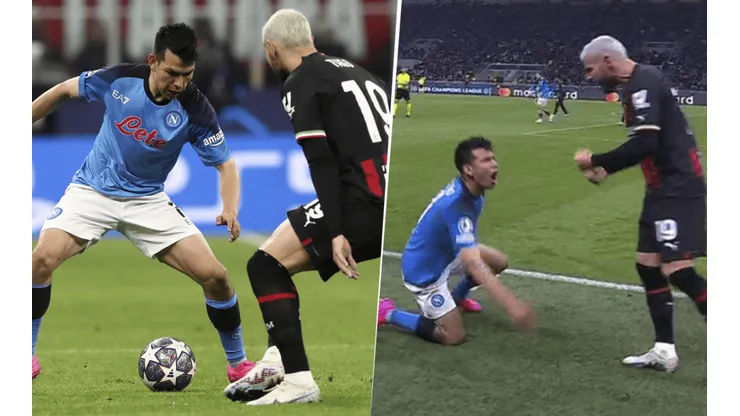¡Se calentó entre Chucky Lozano y Theo Hernández!