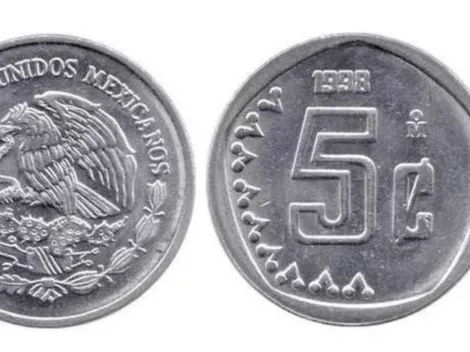 La moneda de 5 centavos que vale 18 mil pesos: ¿Cómo es?