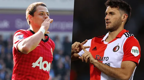 Santi Giménez busca alcanzar a Chicharito Hernández.