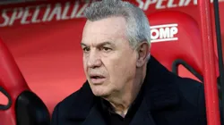 Javier Aguirre en un partido del Mallorca en La Liga 2022-23.