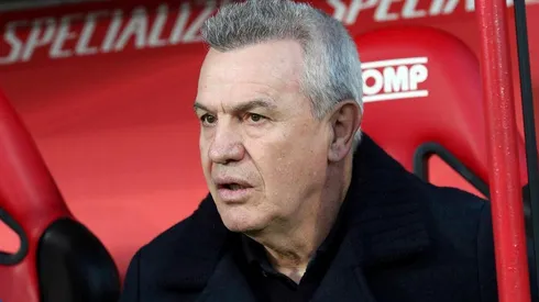 Javier Aguirre en un partido del Mallorca en La Liga 2022-23.
