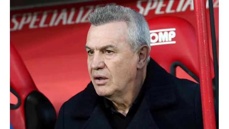 Javier Aguirre en un partido del Mallorca en La Liga 2022-23.