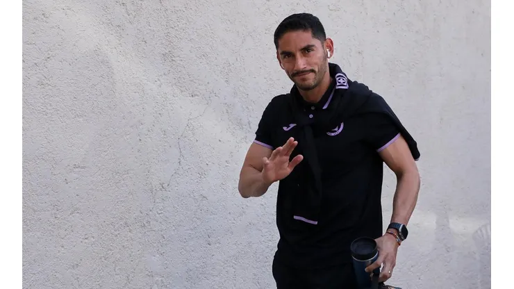 Jesús Corona previo a un partido de Cruz Azul en el Clausura 2023.