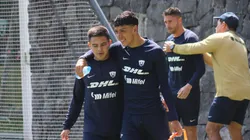 Marco García y Jorge Ruvalcaba en el entrenamiento.