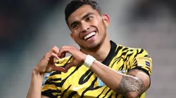 Orbelín Pineda marcó el primer gol en el AEK vs Volos