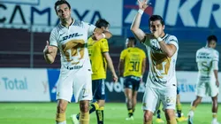 Rafael Durán en el festejo de su gol.