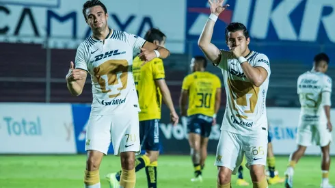 Rafael Durán en el festejo de su gol.