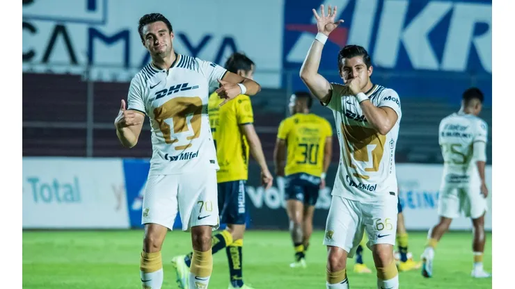 Rafael Durán en el festejo de su gol.