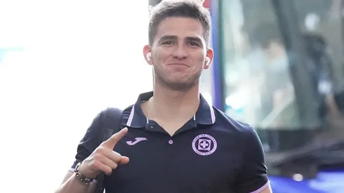 Sebastián Jurado, previo a un partido de Cruz Azul en el torneo Clausura 2023.