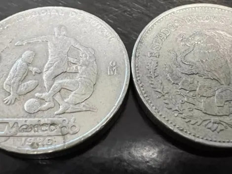 ¿En verdad esta moneda del Mundial de 1986 vale 100 mil pesos?: Aquí te decimos