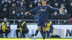 DEVENTER , 02-04-2023 , Stadium De Adelaarshorst , Dutch Eredivisie football , season 2022 / 2023 match between Go Ahead