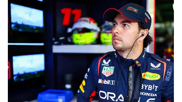Checo Pérez terminó último.