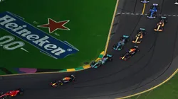 Postal de lo que fue la última largada en el GP de Australia.