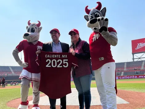 Diablos Rojos del México anuncian a Caliente como patrocinador
