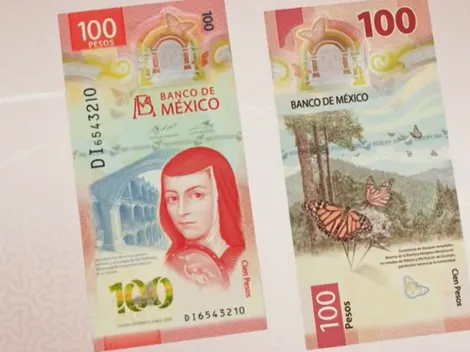 El error que hace que esta billete de 100 pesos de Sor Juana se venda en 5 millones