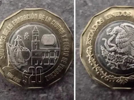 La razón por la que esta moneda de 20 pesos se vende en 20 mil