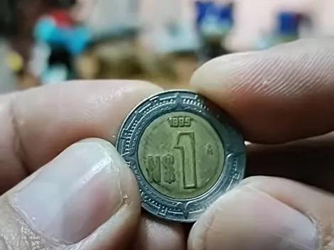 ¿Cómo es la moneda de 1 peso que vale de 8 mil?