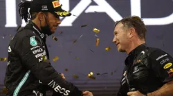 Hamilton y Horner se dieron la mano tras la recordada definición de 2021.