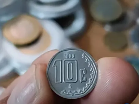 Así es la moneda de 10 centavos que se vende en 400 mil pesos
