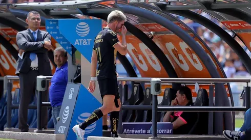 Gustavo Del Prete tras su expulsión.