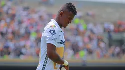 Washington Corozo en el estadio de CU.