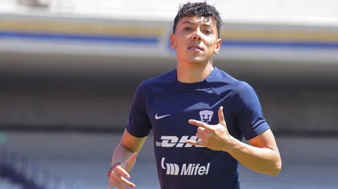 Jorge Ruvalcaba durante un entrenamiento en CU.