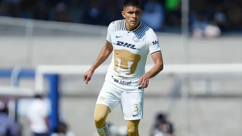 Ricardo Galindo durante un partido en CU.