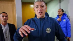 Emilio Lara con el América en el torneo Clausura 2023.