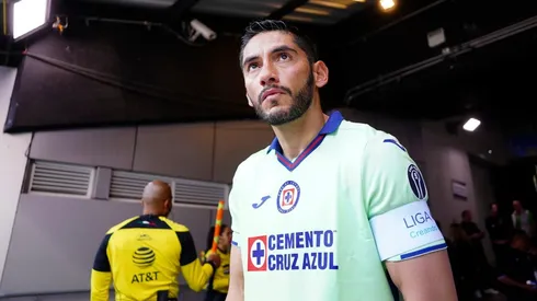 Jesús Corona en un partido de Cruz Azul en el torneo Clausura 2023.