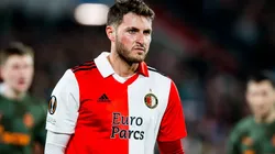 ROTTERDAM - Santiago Gimenez of Feyenoord during the UEFA Europa league Round of 16 game between Feyenoord and Shakhtar