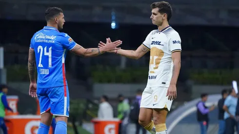 Juan Dinenno y Juan Escobar en el Azteca.