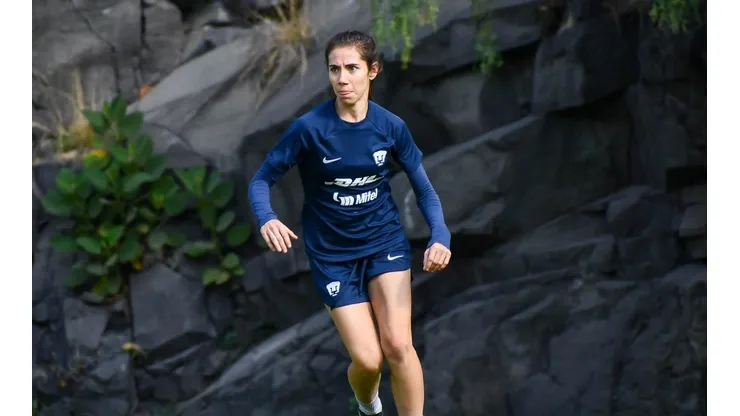 Deneva Cagigas durante un entrenamiento.