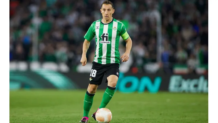 Andrés Guardado en la eliminación del Betis en la Europa League.