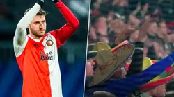 Santiago Giménez marcó en la goleada del Feyenoord