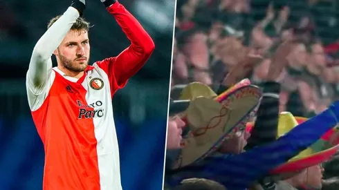 Santiago Giménez marcó en la goleada del Feyenoord