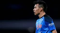 SSC Napoli v SS Lazio - Serie A Hirving Lozano of SSC Napoli looks on during the Serie A match between SSC Napoli and SS