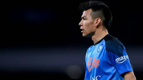 SSC Napoli v SS Lazio - Serie A Hirving Lozano of SSC Napoli looks on during the Serie A match between SSC Napoli and SS