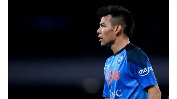 SSC Napoli v SS Lazio - Serie A Hirving Lozano of SSC Napoli looks on during the Serie A match between SSC Napoli and SS