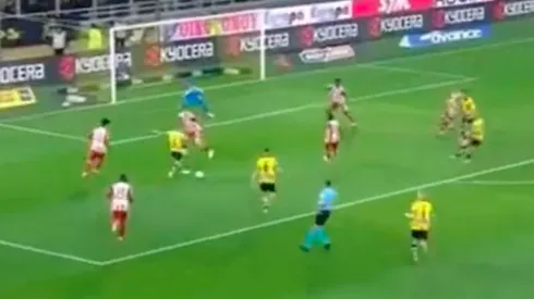 Orbelín Pineda había marcado un golazo