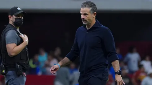 Rafael Puente en su despedida del estadio Azteca.