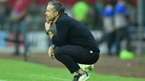 Rafael Puente tras el gol de Cruz Azul.