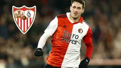 ROTTERDAM - Santiago Gimenez of Feyenoord during the Dutch premier league match between Feyenoord and FC Groningen at Fe