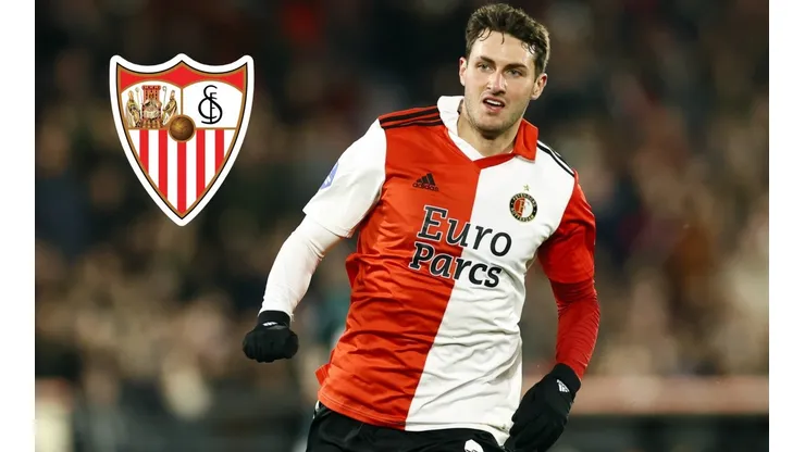 ROTTERDAM - Santiago Gimenez of Feyenoord during the Dutch premier league match between Feyenoord and FC Groningen at Fe