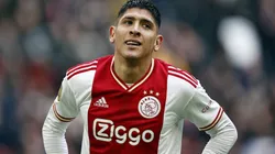 AMSTERDAM - Edson Alvarez of Ajax reacts during the Dutch premier league match between Ajax Amsterdam and NEC Nijmegen a