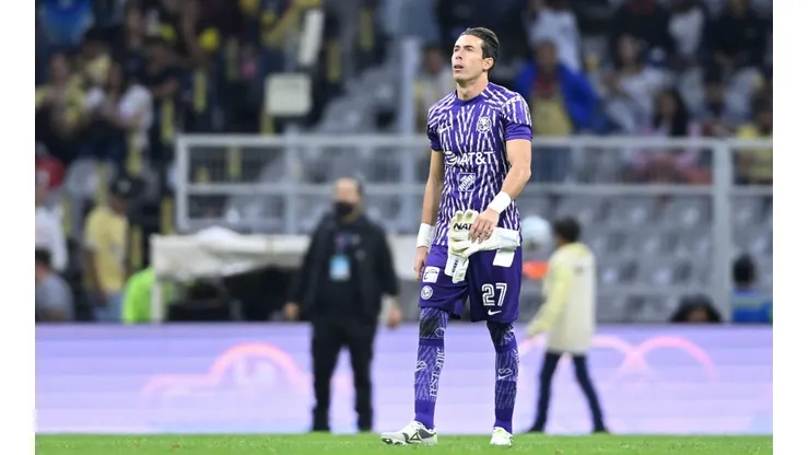 Oscar Jiménez en la derrota de América ante Pachuca.
