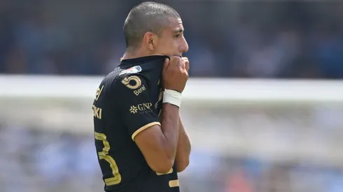 Héctor Ramírez tras su expulsión.