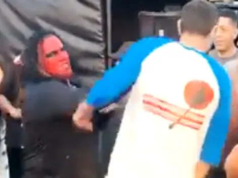 ¡VIDEO! Luchador golpeó a Adrián Marcelo durante entrevista