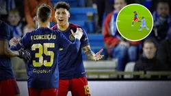 Gol de Jorge Sánchez en la Copa de Países Bajos 2023